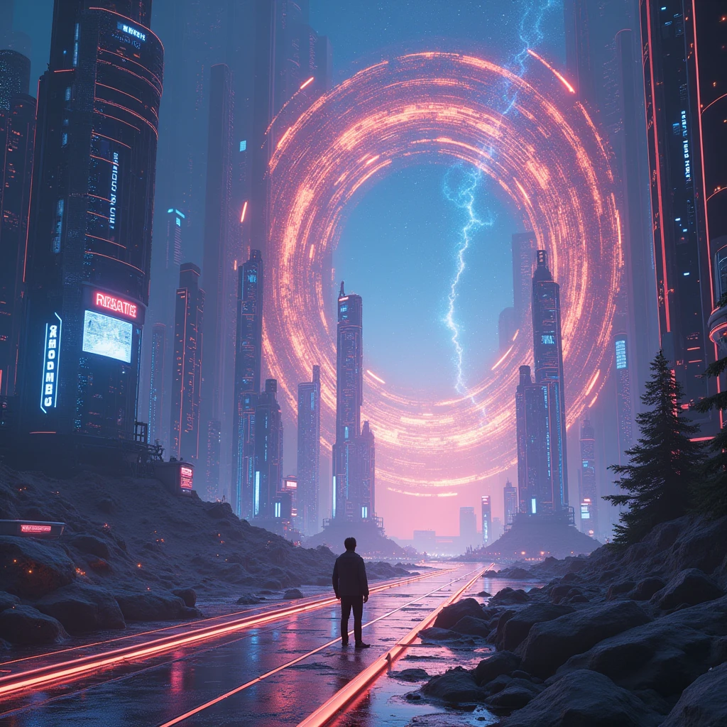 AI Art、universe、Metaverse、cool、Nft 、game、music、trend、cyber-、memecoin、Wave Motion Gun、Big Bitcoin