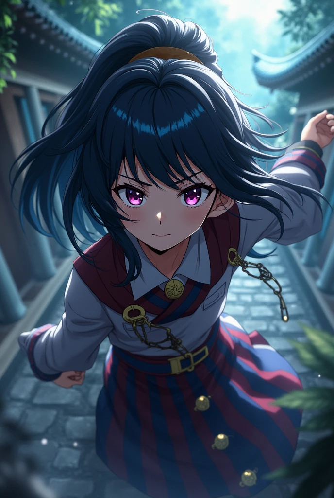 Kimetsu no Yaiba girl with 16:9 frame