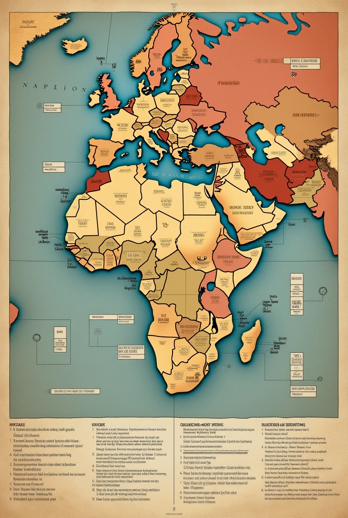Create a crossword puzzle with these words Vertical:
Napoleon Revolution Horizontal Colonial Imperialism:
Europe Africa Migration Regime