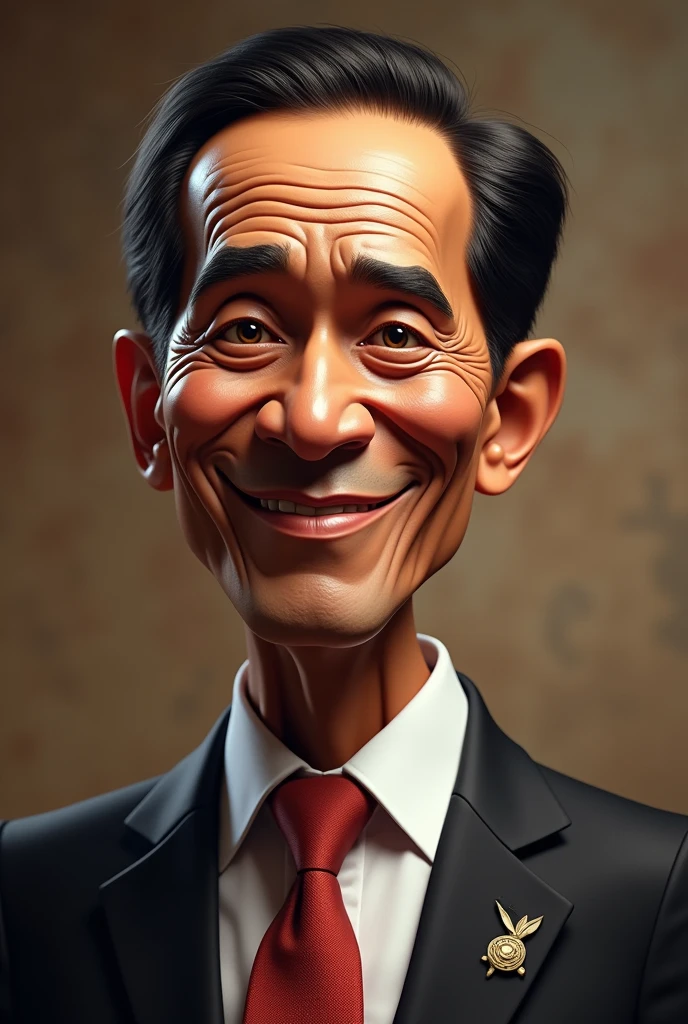 Joko widodo , huge head