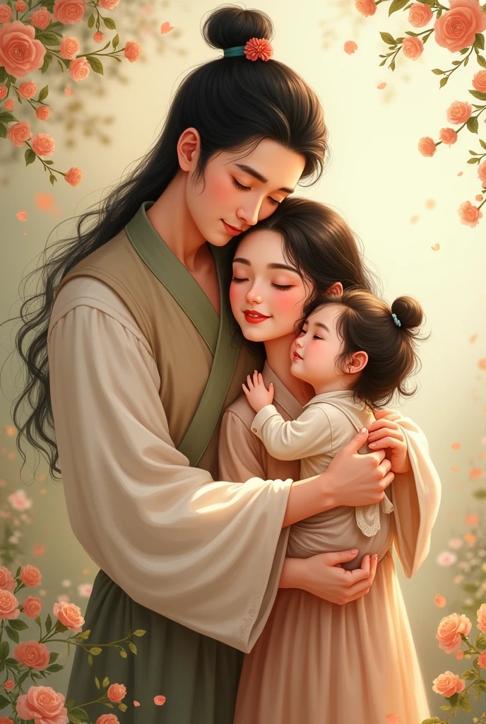 Draw mother Hue and father Hao