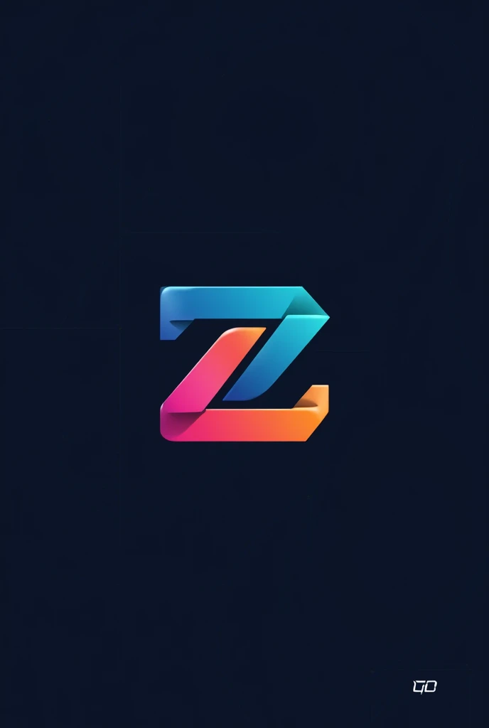 Create a logo incorporating the letter Z and the number 4
In a singular space