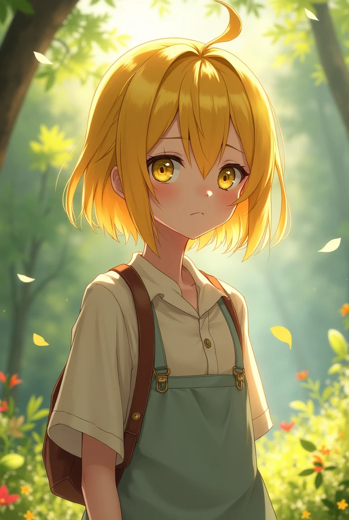 Ibuki yellow heir badan nya kecil umur 11 tahun
