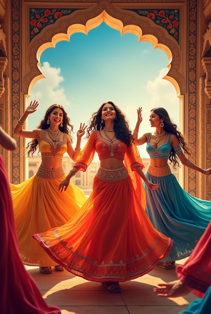 make a poster Aarambh Garba classes