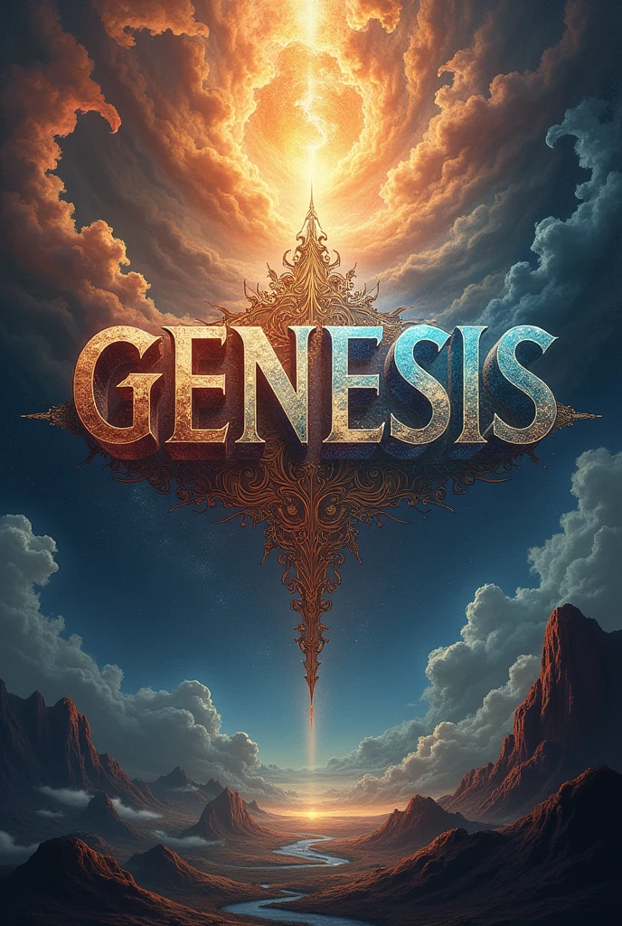 Crear una portada con el nombre GÉNESIS