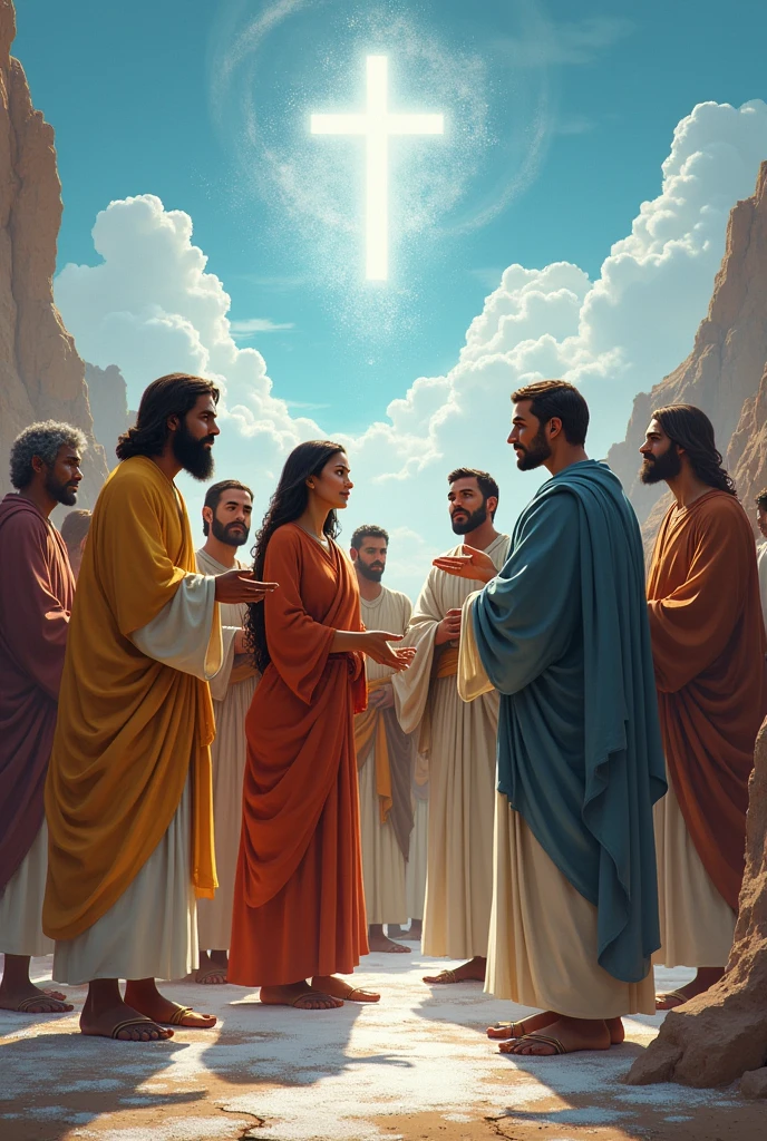 make an image that illustrates the text of matthew 5:13 which says that Christians are the salt of the earth