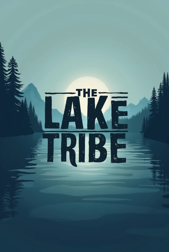 Create logo for me wrote  the lake tribe bold font