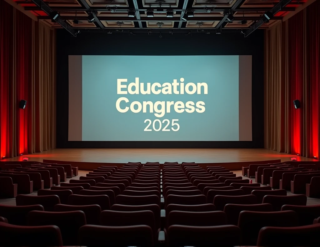 ON THE THEATER SCREEN I WANT IT WRITTEN: EDUCATION CONGRESS 2025