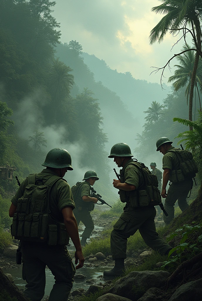 Drawing the Vietnam War Background