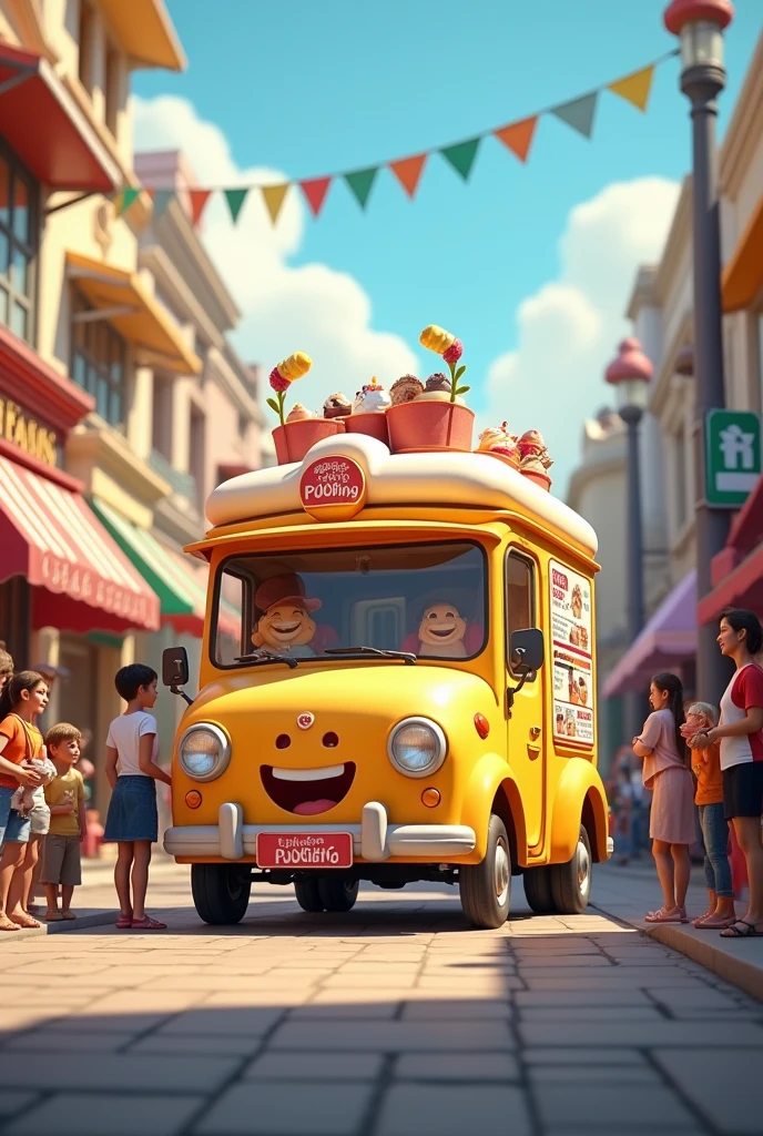 Pudding truck