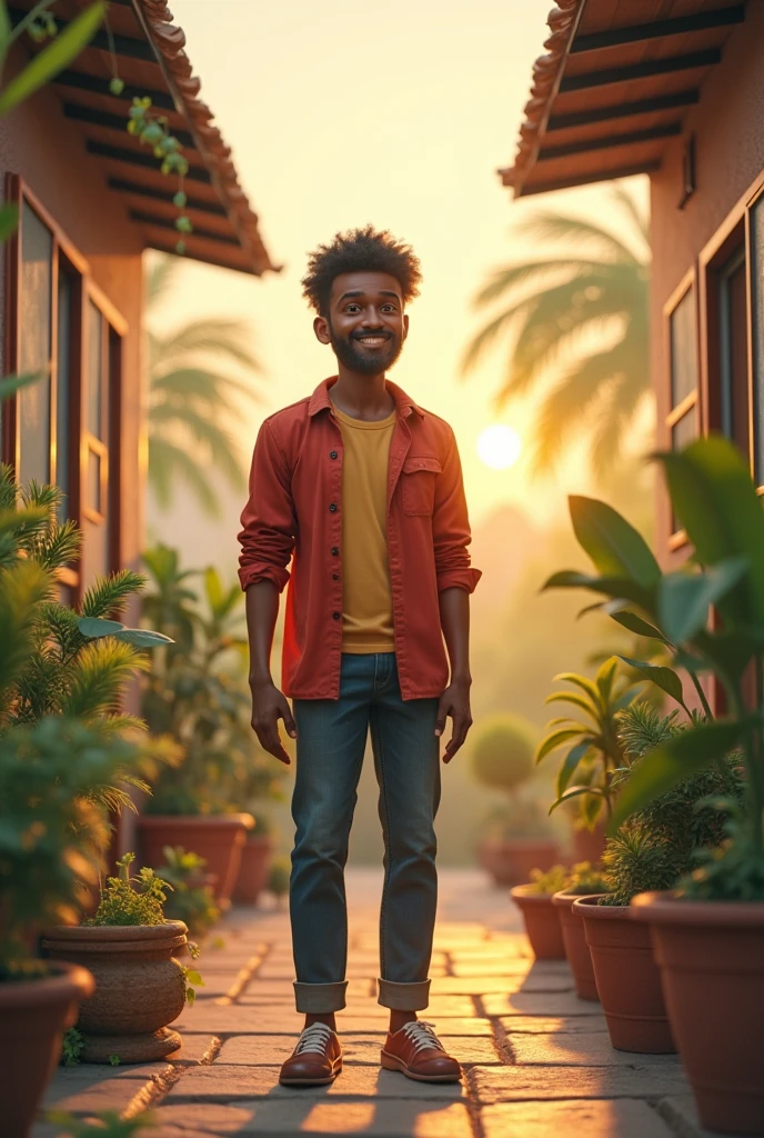 Ramu invested that money properly and improved his life.