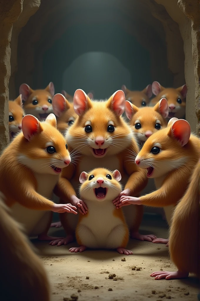 Hamster Son Arrested by Strong Hamsters Army