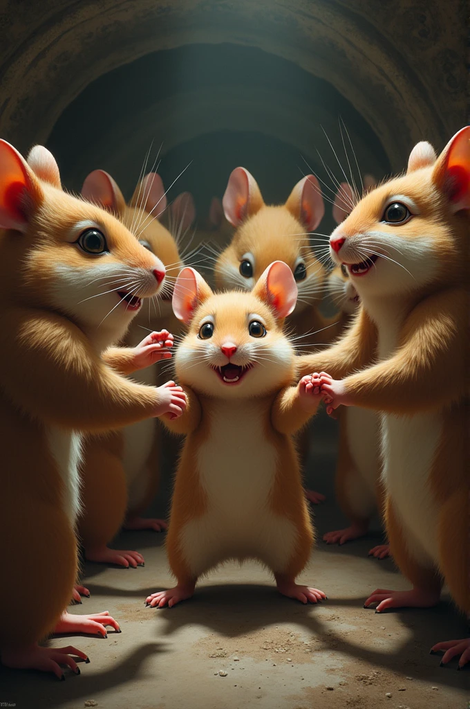 Hamster son arrested by Strong Hamsters Army