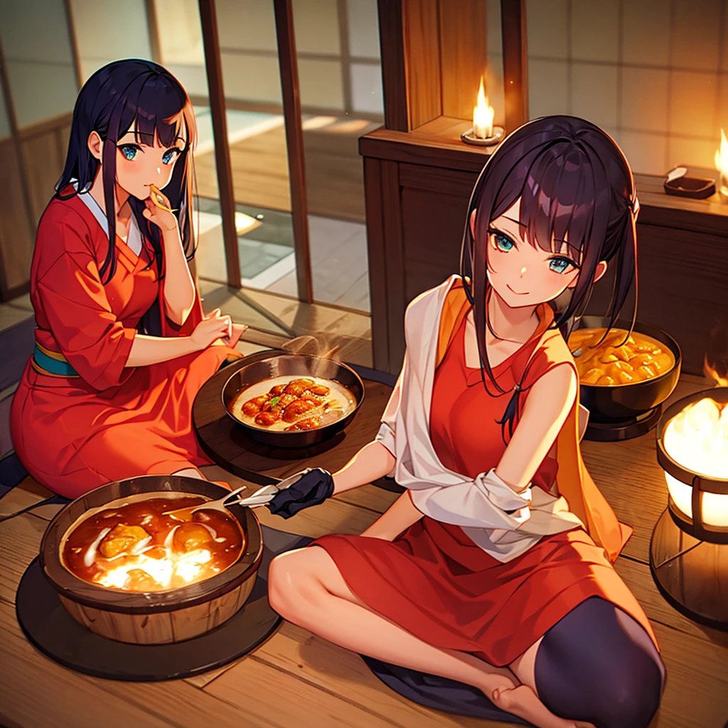 Tandoori, cute girl, food, japan and indian style