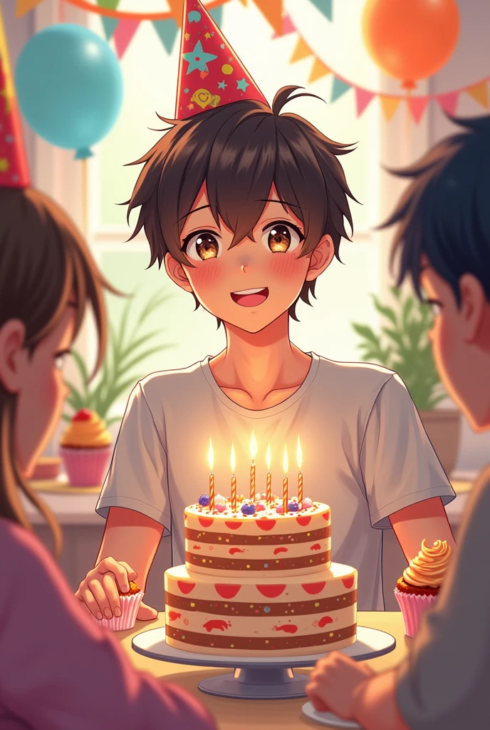 birthday,  anime male friend 