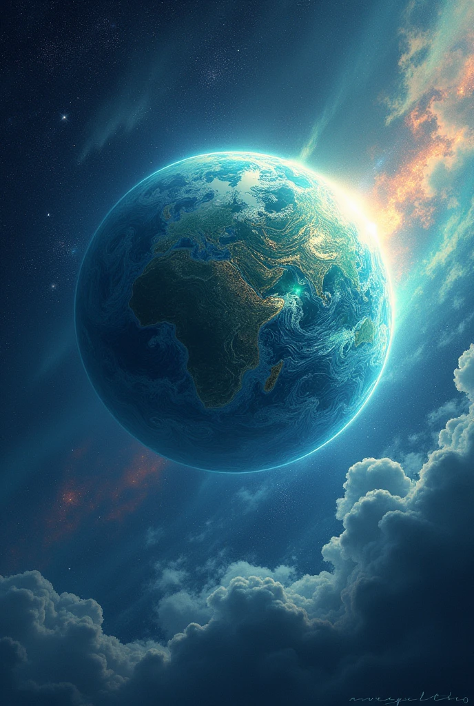 Drawing of Celestia Planet