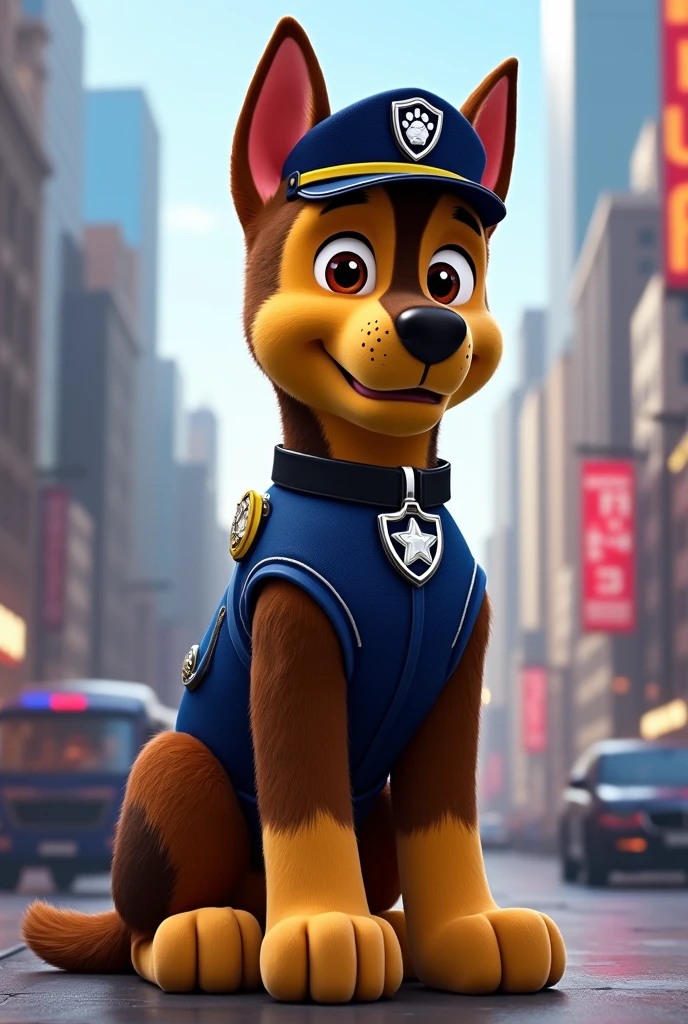 Chase from paw patrol grown up
