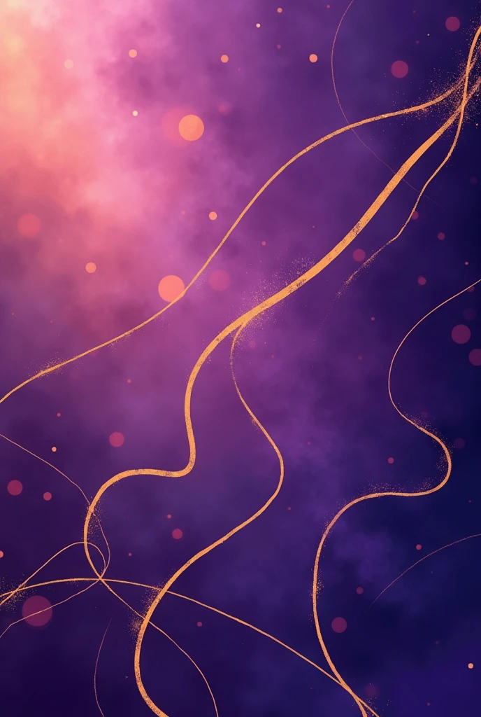 make a purple image with light yellow lines like random