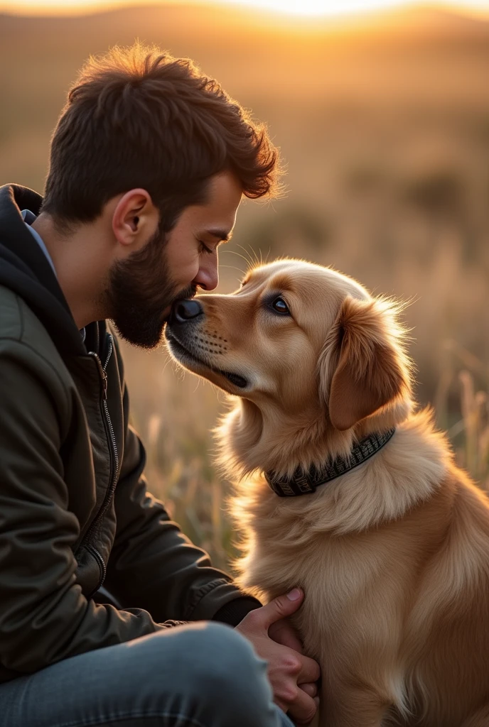 A man makes love to a dog