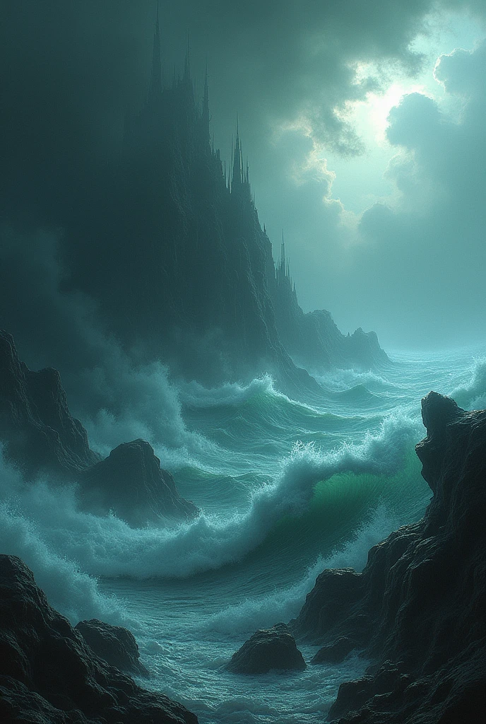 sea agitated cosmic terror