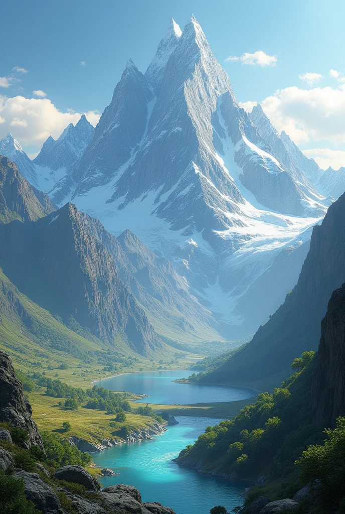 Mountains landscape