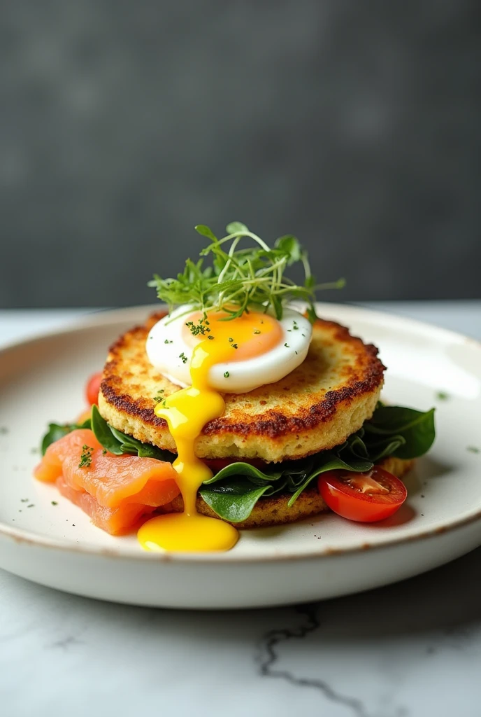 Ang nice, simple and clear plating of an egg dish. Not boiled egg.
Mind the starch, protein, sauces, vegetables, and garnishes. Take note of the height, width of the food components