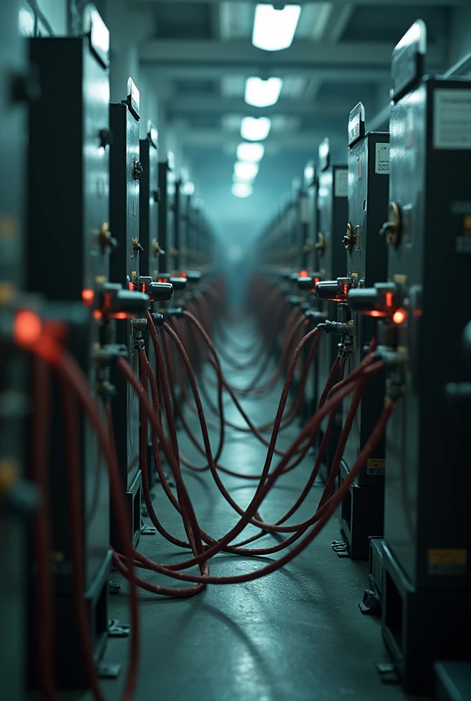 Disconnection of electrical batteries from machines
