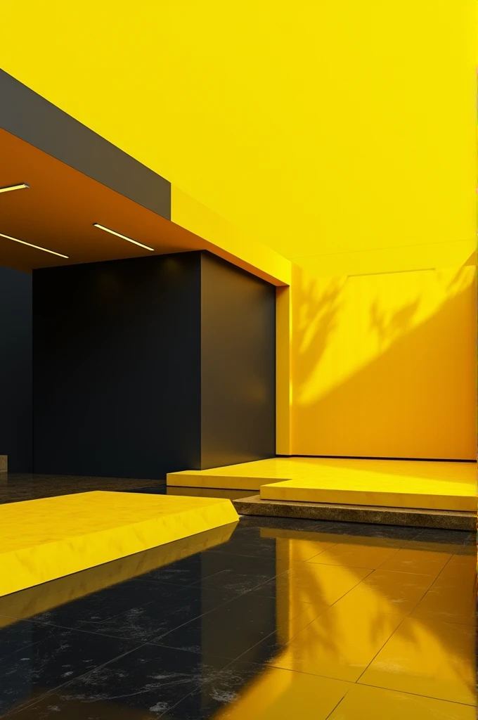 New Update Text Yellow and black