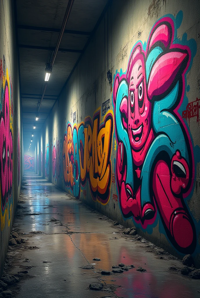 foto, underground grafite