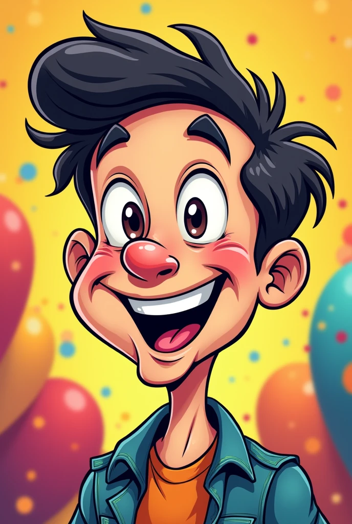 A cartoonist AI image of a man
