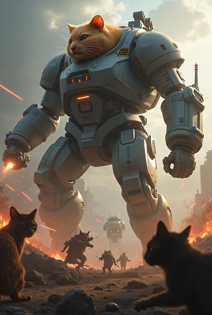 Most powerful big Hamsters army with high tech killing cats