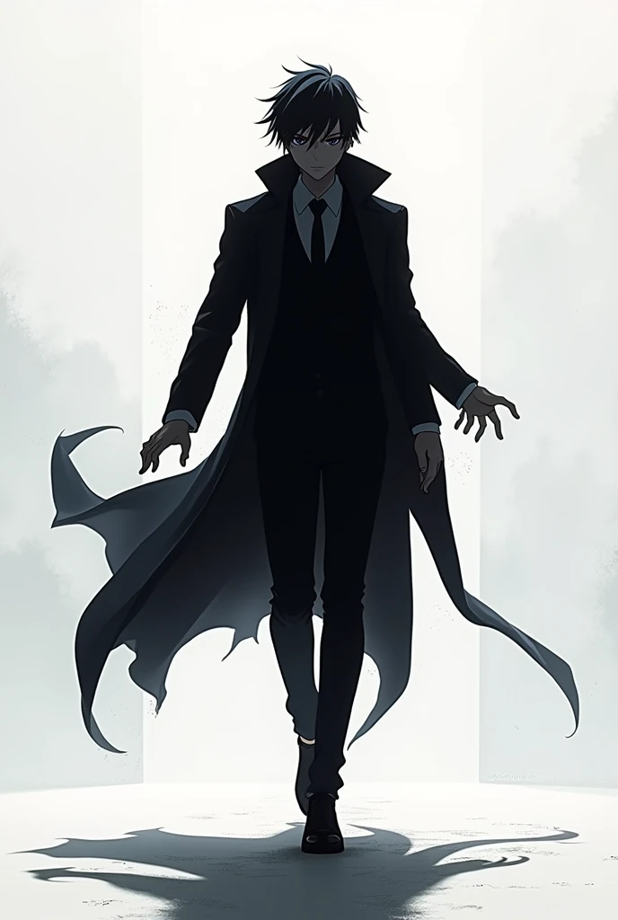 I want you to create an animated Yuta Okotsu logo without a face
