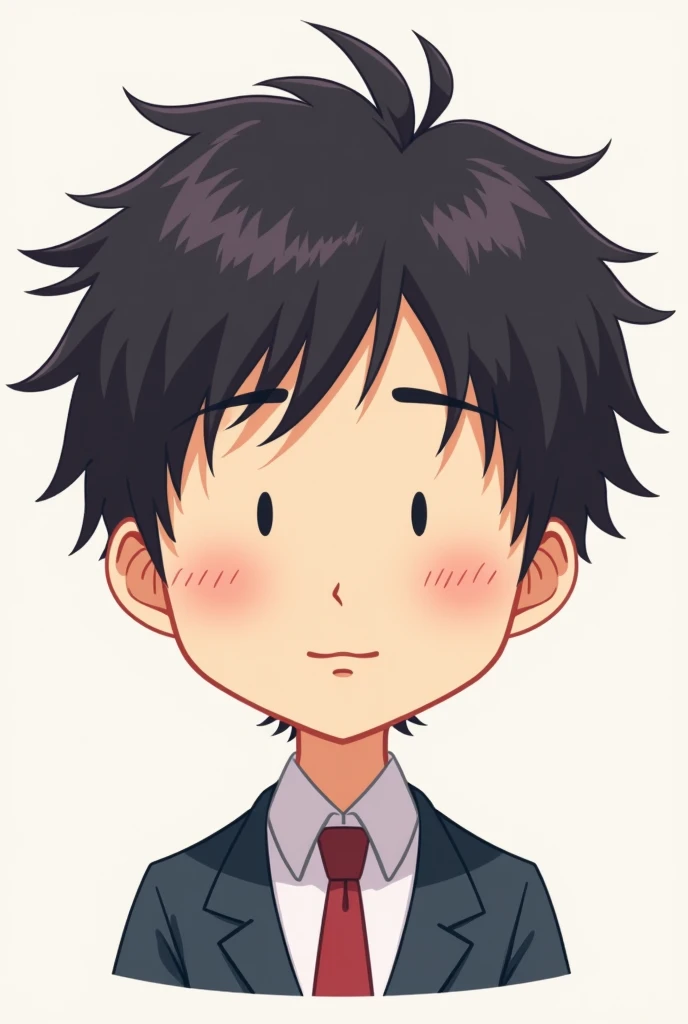Create Yuta Okotsu's cartoon-like faceless head to make emojis