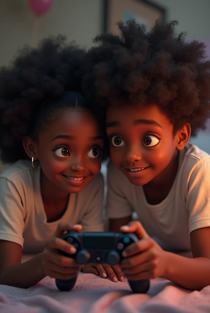 Une fille metisse amoureuse d’un garçon ???? qui joue a la ps4