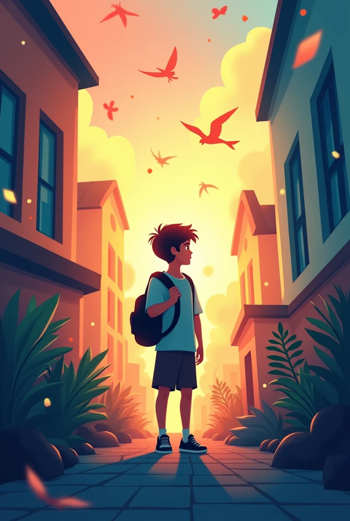 a poster about how would you envision you self with school help towards growth and knowledge