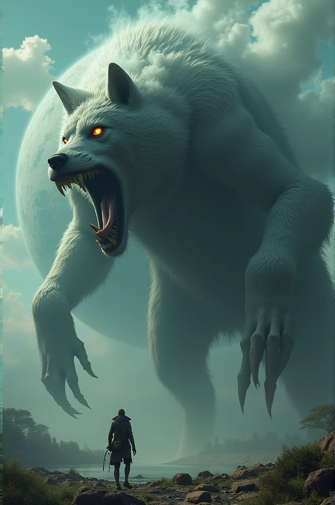 A planet-sized werewolf who farts directly onto the planet to keep the planet smelling like farts
