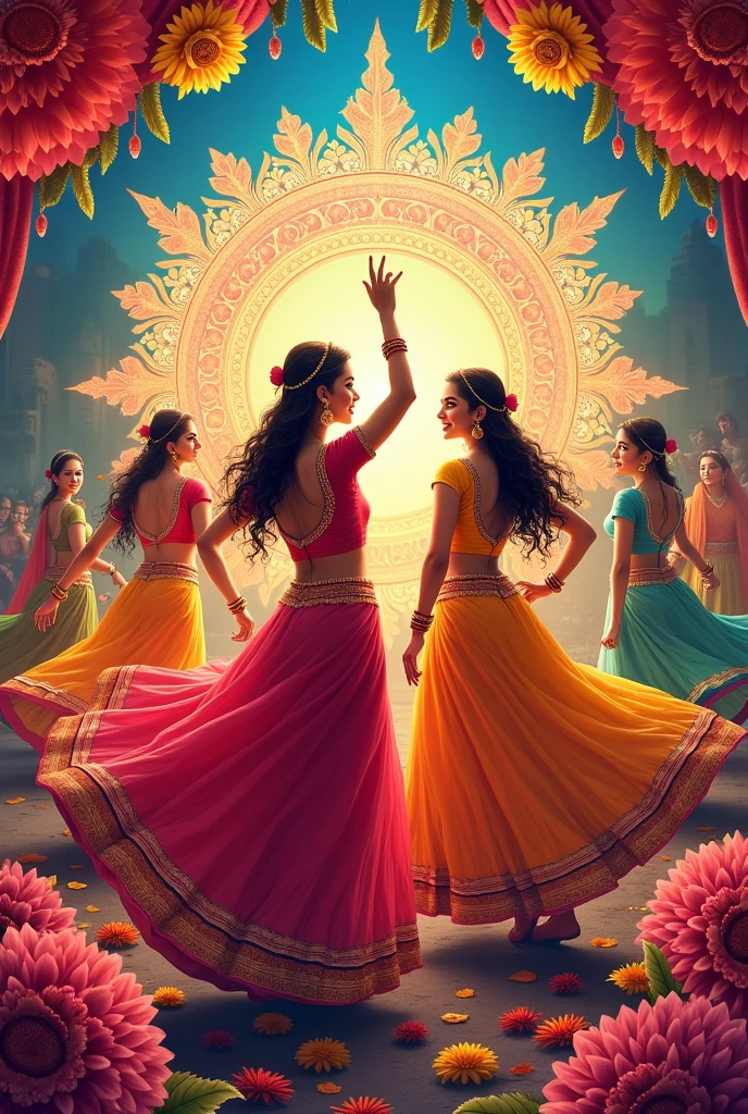 make a poster, aarambh garba classes