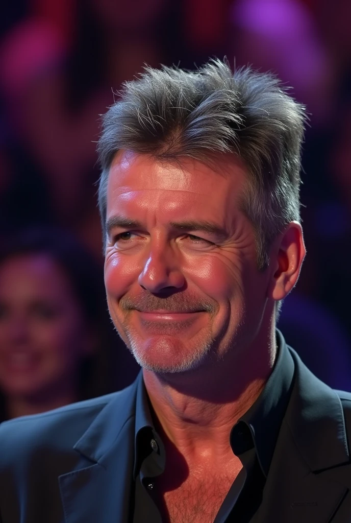Simon Cowell crying on agt stage