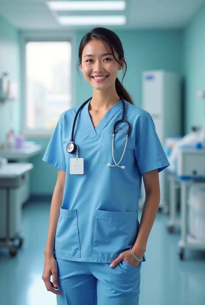 Nurse in scrub