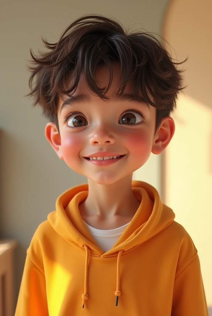 Generates an Instagram profile picture of a 13 year old approximately 1m tall,54