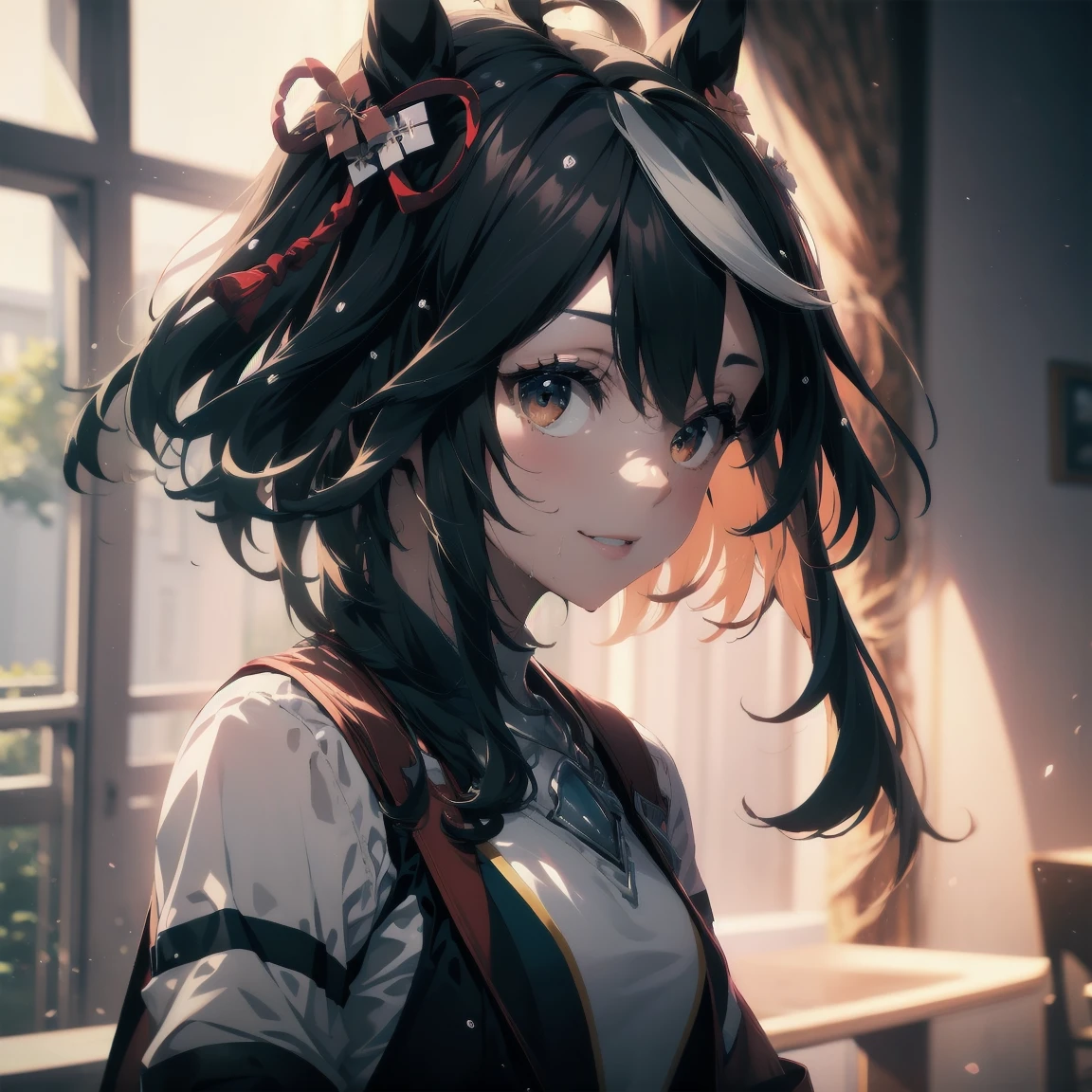 Highest quality, Anime Moe Art Style,Best Anime 8K Konachan Wallpaper,pixiv Contest Winner,Perfect Anatomy,,break, 1girl is unfortunately beautiful.,(alone,upon,child,:1.3),Middle school students,Complete limbs, Full Finger,,Small breasts, Small Ass, Beautiful attention to detail, Well-proportioned pupils,between legs, Wet, Glowing Skin, Cowboy Shot,, A smile that ripples like waves,At the Beach.break,Very detailed,High resolution,Very detailed肌, Professional AI Best Lighting,figure,see, animal ears, short hair, streaked hair, hair ornament, medium breasts, horse tail,[3D Images:1.15],Attractive eyes、[[Beautiful Eyes、Colorful eyes、Shining Eyes:1.15]],
