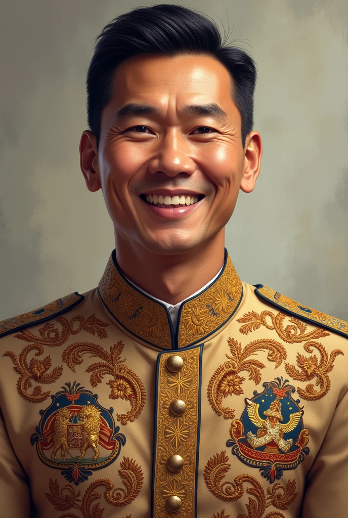 portrait of a filipino man in barong