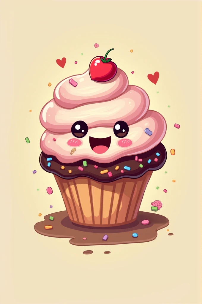 can you make me a logo business all about cupcake
