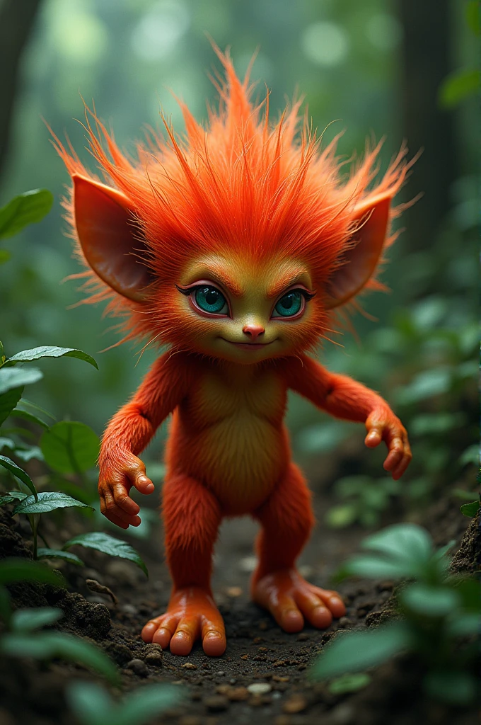 Creates the image of Curupira.