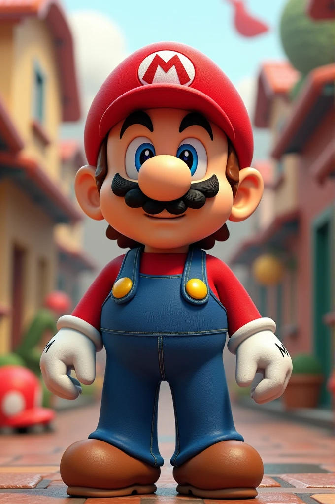 Super mario real face animation 