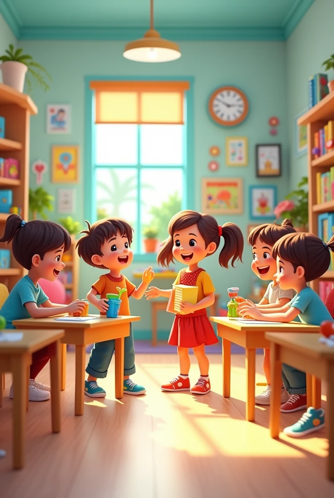 Classroom adapted for children in early education