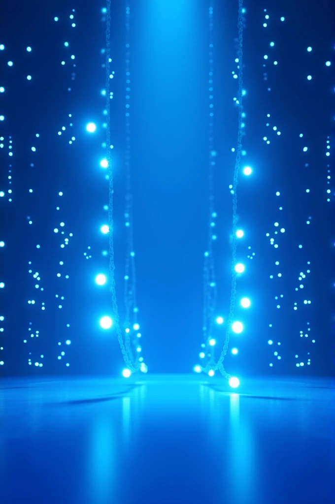 Make a blue background with blue LEDs only 3D colors