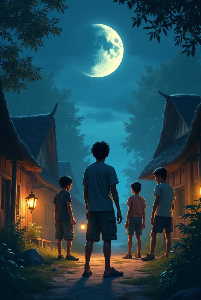 One night a village youth named Ratan made a bet with his friends