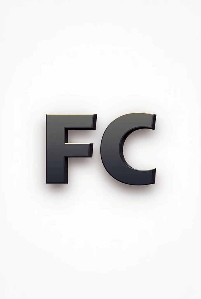 create a logo for an engineering company that works with fire and occupational safety projects with the initials FC Engenharia with a white background and a three-dimensional image