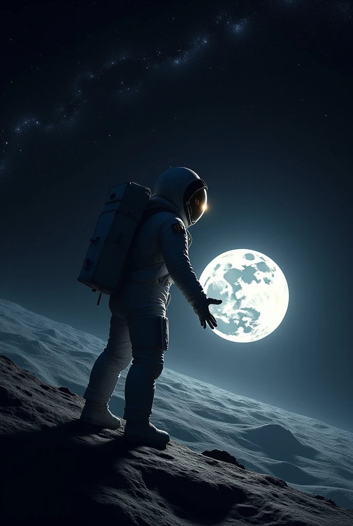 Touching lives while touching the moon theme
